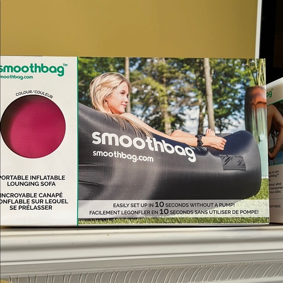 Smoothbag Inflatable Lounging Sofa - Pink - Picture 1 of 3